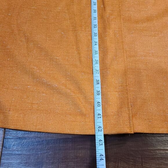 Vtg White Stag Women 10 Raw Silk Blend Maxi Skirt Opalescent Button Down Cottage - Picture 9 of 9